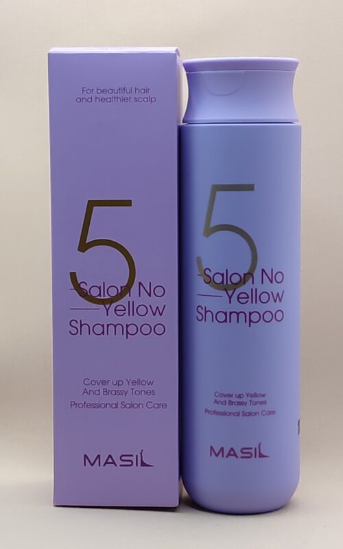 Тонирующий шампунь для осветленных волос 5 Masil Salon No Yellow Shampoo, 300 мл