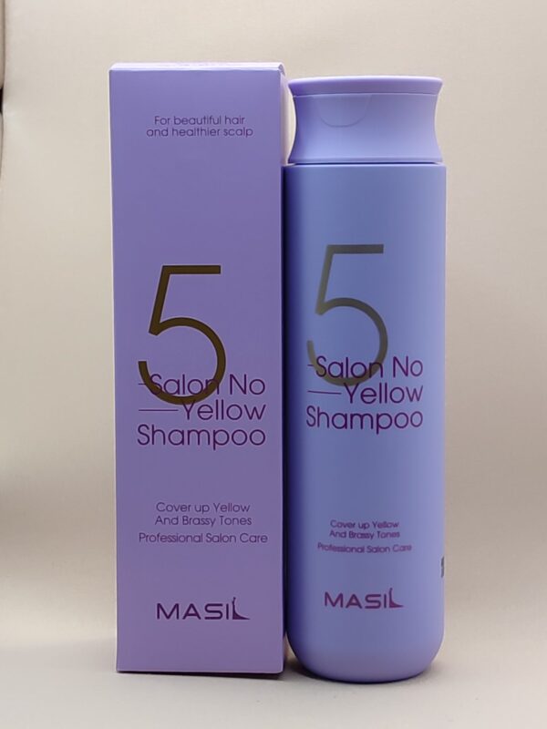 Тонирующий шампунь для осветленных волос 5 Masil Salon No Yellow Shampoo, 300 мл