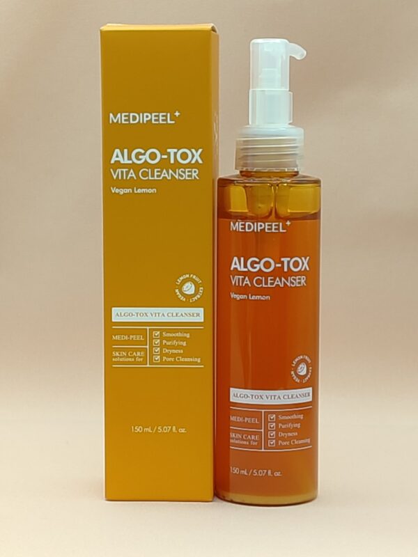 Осветляющий гель для умывания с витаминами medi peel algo tox vita cleanser (150мл)