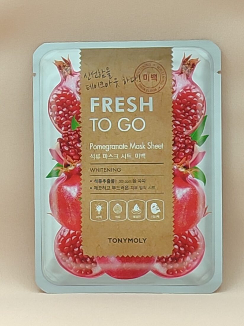 Тканевая маска для лица Tony Moly Fresh To Go с экстрактом граната