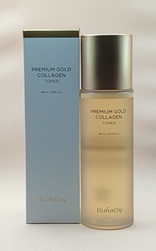 Омолаживающий тонер для лица ElishaCoy Premium Gold Collagen, 180 мл
