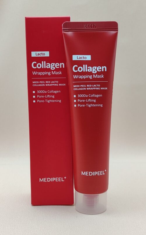 Маска пленка для омоложения кожи лица medi-peel red lacto collagen wrapping mask (70мл)