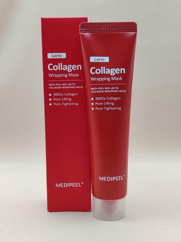 Маска пленка для омоложения кожи лица medi-peel red lacto collagen wrapping mask (70мл)