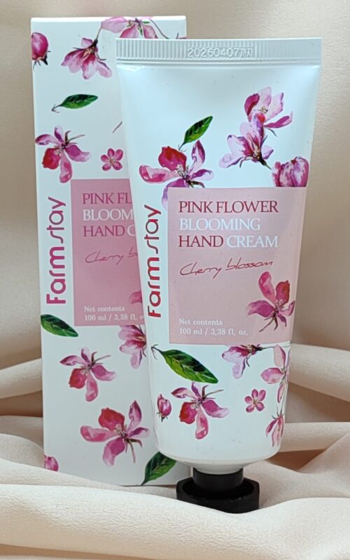 Крем для рук Farmstay Pink Flower Blooming Hand Cream Cherry Blossom крем, 100 мл