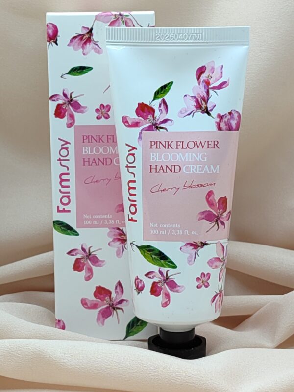 Крем для рук Farmstay Pink Flower Blooming Hand Cream Cherry Blossom крем, 100 мл