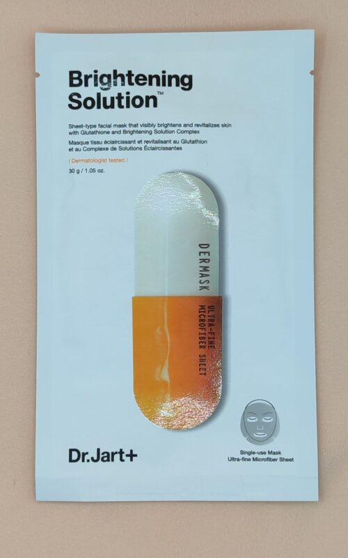 Осветляющая тканевая маска для лица dr.jart brightening solution