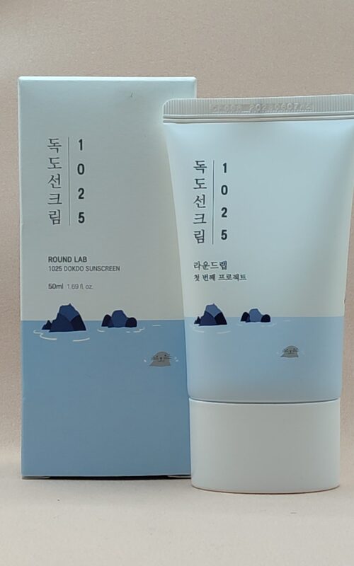 Солнцезащитный крем для проблемной кожи round lab 1025 docdo spf50+ pa++++ (50мл)