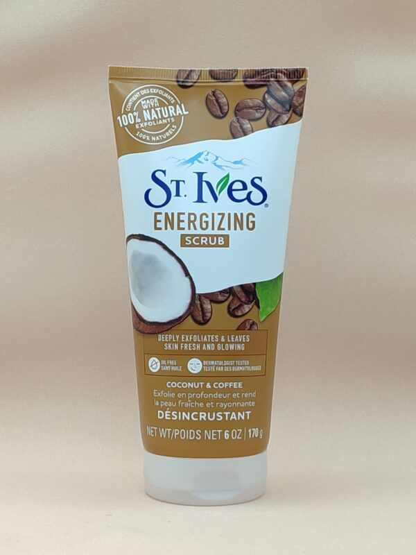 Скраб для лица St. Ives Energizing Scrub Coconut & Coffee. 170гр