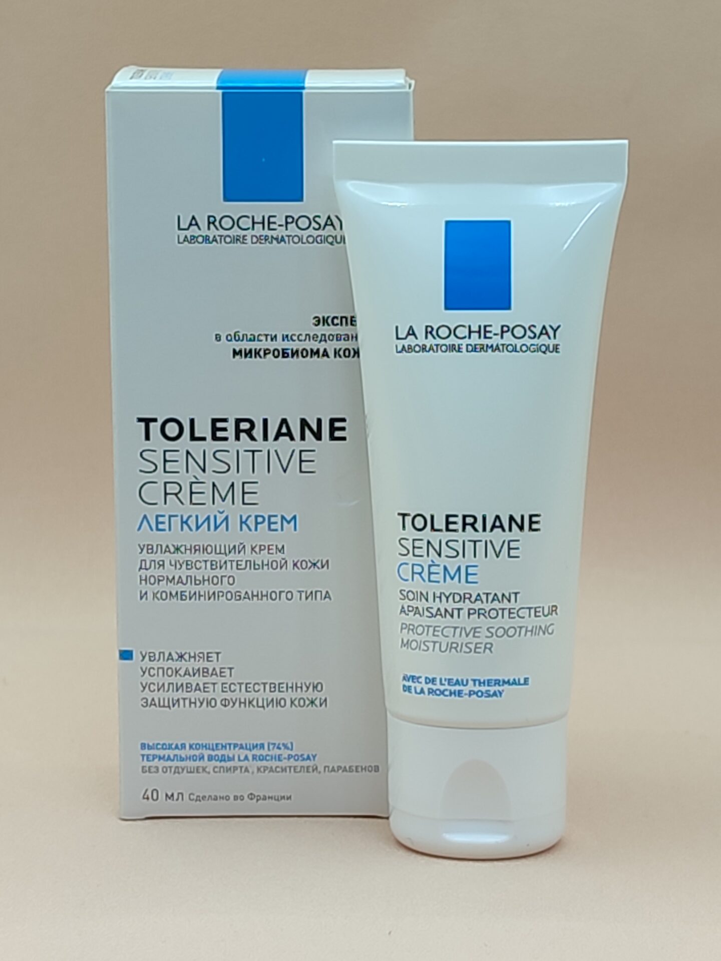 Пребиотический увлажняющий крем для нормальной и комбинированной кожи la roche-posay toleriane sensitive