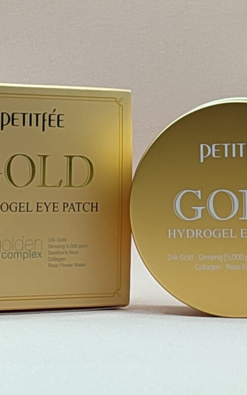 Омолаживающие гидрогелевые патчи под глаза Petitfee Gold, 60 шт