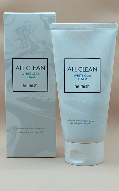 Пенка для умывания с белой глиной heimish all clean white clay foam (150мл)