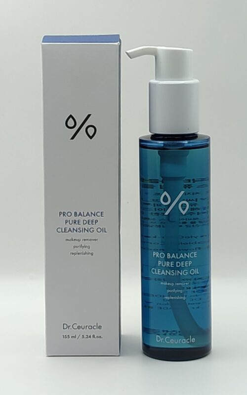 Гидрофильное масло с пробиотиками dr.ceuracle pro balance pure deep cleasing oil. 155мл