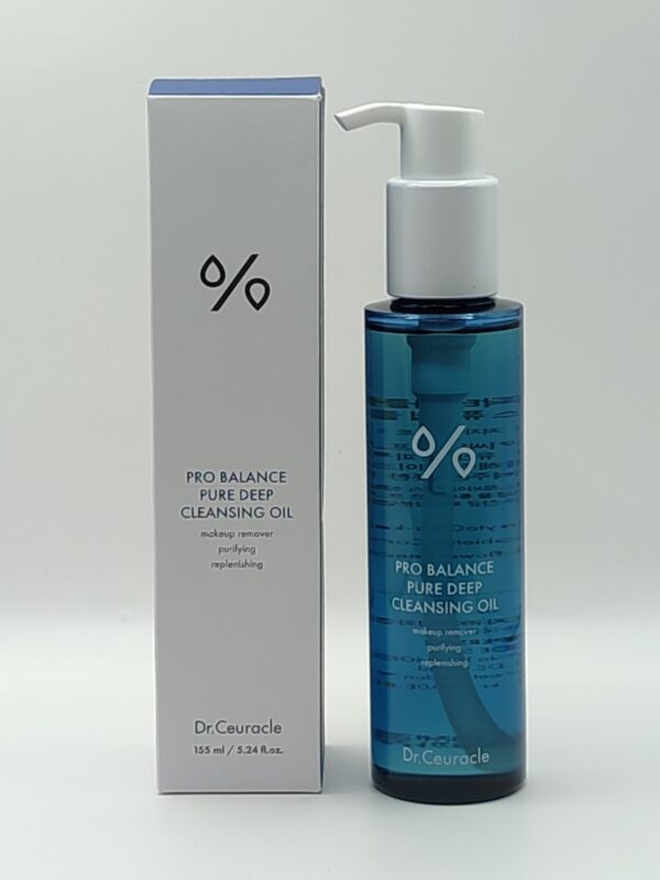 Гидрофильное масло с пробиотиками dr.ceuracle pro balance pure deep cleasing oil. 155мл