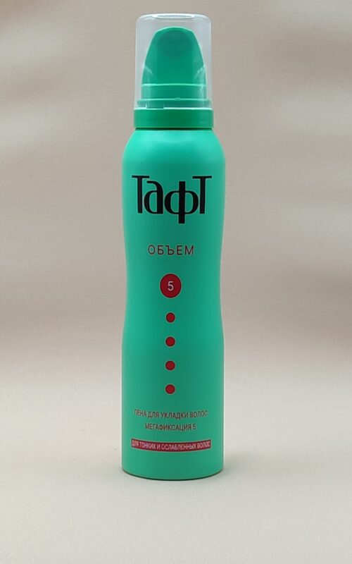 Мусс для укладки волос taft объём №5…..150 мл ..