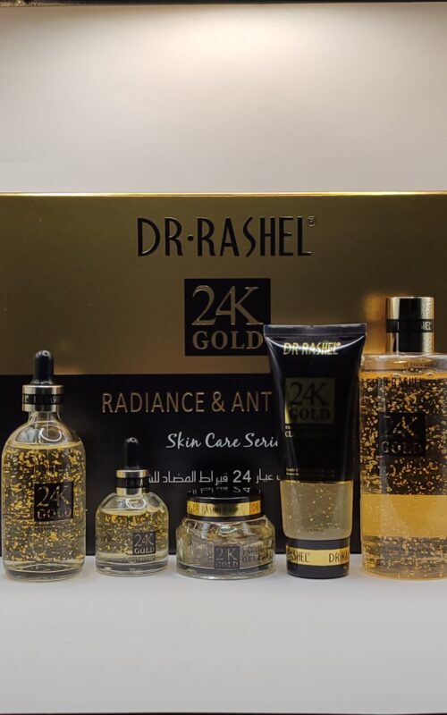 Уходовый набор для лица против морщин dr rashel 24k gold radiance & anti-aging series