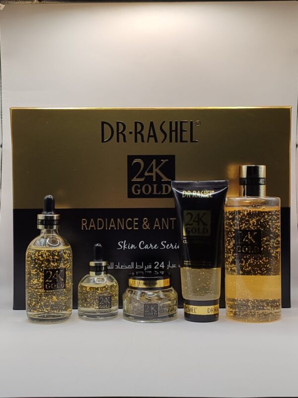 Уходовый набор для лица против морщин dr rashel 24k gold radiance & anti-aging series