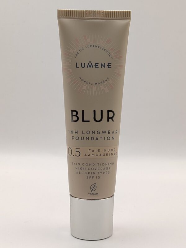Стойкая тональная основа lumene blur spf 15 № 0.5 fair nude 30 мл