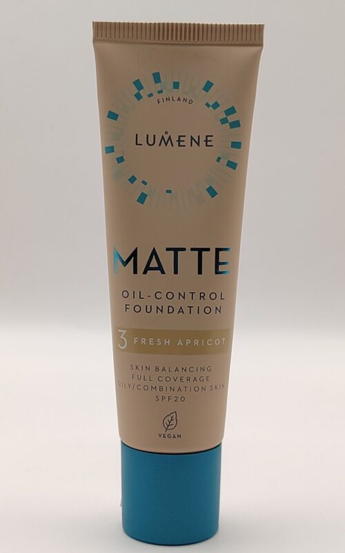 Матирующая тональная основа lumene matte control oil-free foundation spf20 № 3 fresh apricot