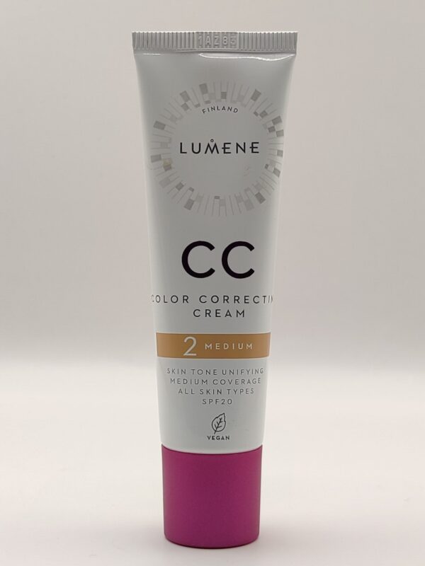 Cc-крем для лица lumene color correcting cream абсолютное совершенство spf20 (30 мл) - medium средний