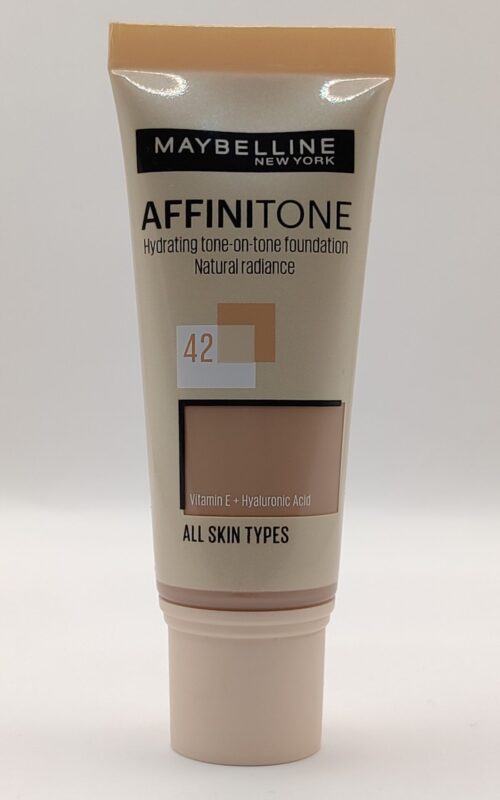 Тональный крем maybelline new york affinitone совершенный тон №42 темно-бежевый 30 мл