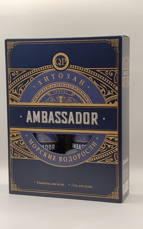 Подарочный набор q.p. ambassador (шампунь для волос 250мл + гель для душа 250мл)
