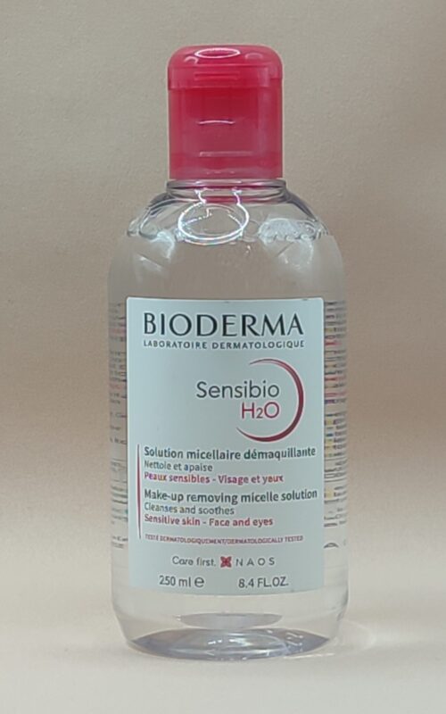 Мицеллярная вода для чувствительной кожи лица h2o sensibio bioderma. 250 мл