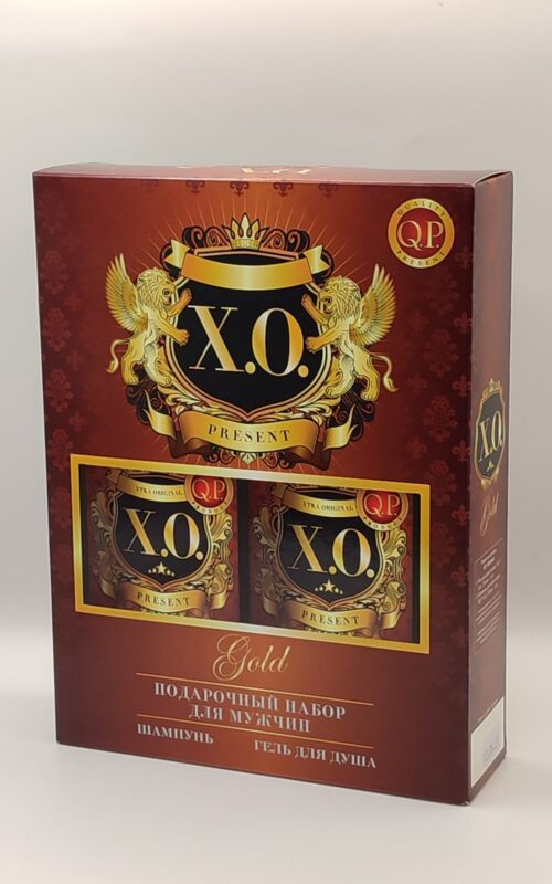 Мужской подарочный набор q.p. x.o gold (шампунь + гель для душа)