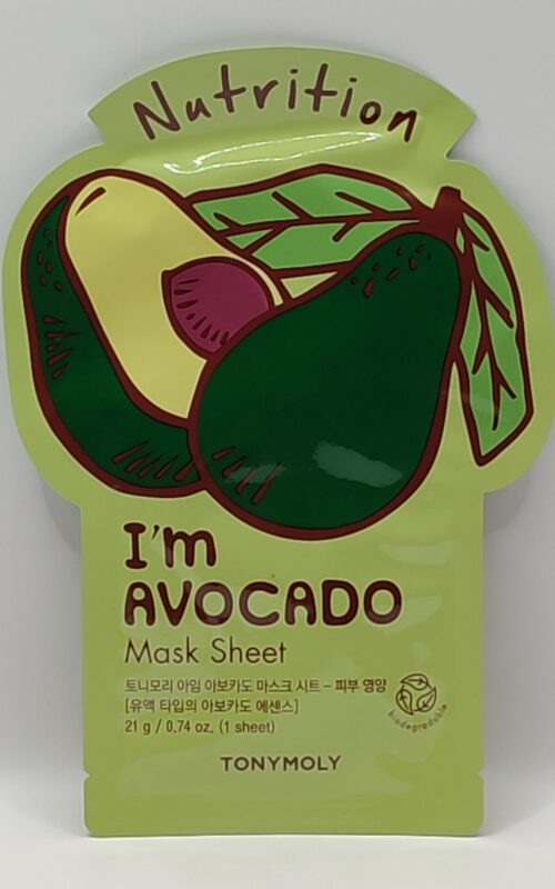 Тканевая маска маска для лица tonymoly i`m avocado