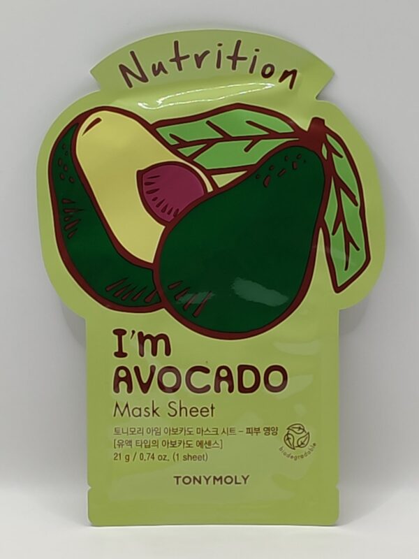 Тканевая маска маска для лица tonymoly i`m avocado
