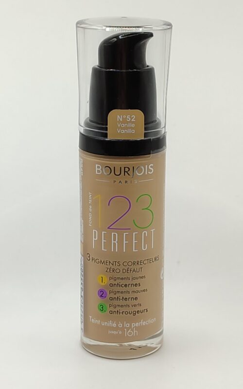 Тональный крем bourjois 1.2.3. perfect № 52 светлый бежевый 30 мл