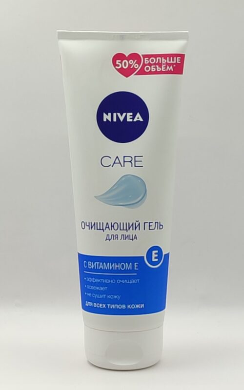 Очищающий гель для лица nivea с витамином е 225 мл
