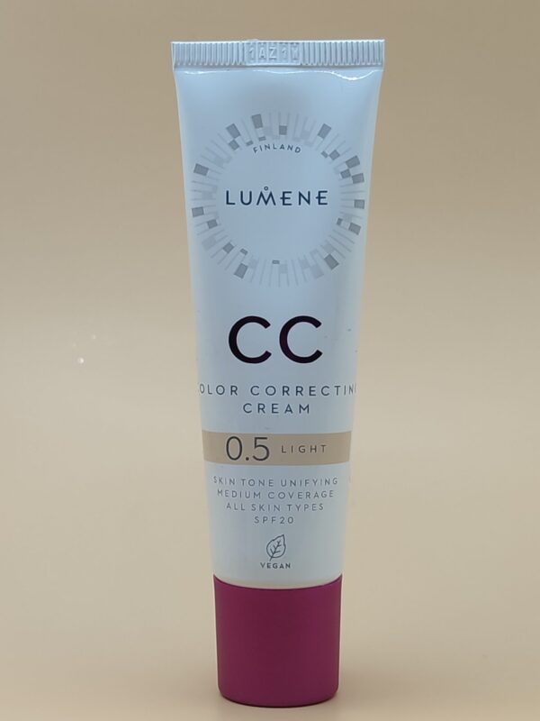 Cc-крем для лица lumene color correcting cream абсолютное совершенство spf20 (30 мл) - light светлый