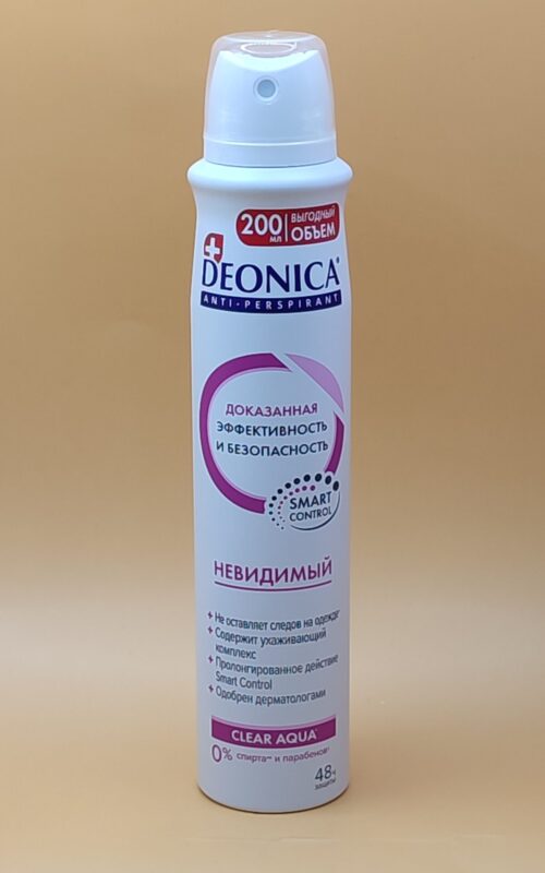 Дезодорант-антиперспирант спрей deonica невидимый 200 мл