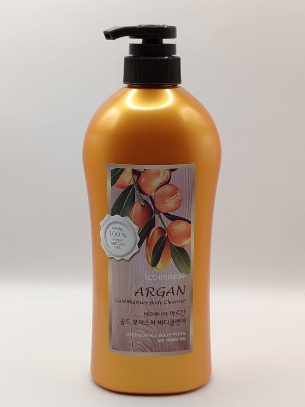 Гель для душа увлажняющий welcos ecoennea argan gold