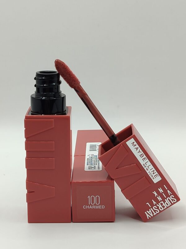 ЖИДКАЯ ГЛЯНЦЕВАЯ ПОМАДА SUPER STAY VINYL INK 100