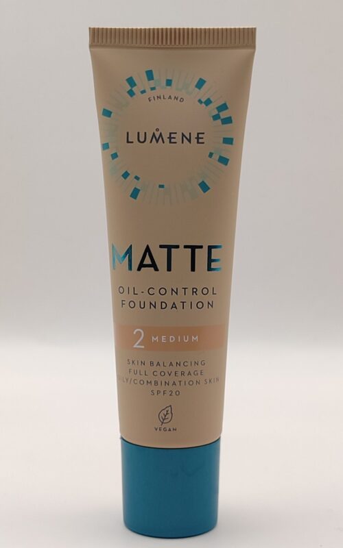 Матирующая тональная основа lumene matte control oil-free foundation spf20 № 2 medium