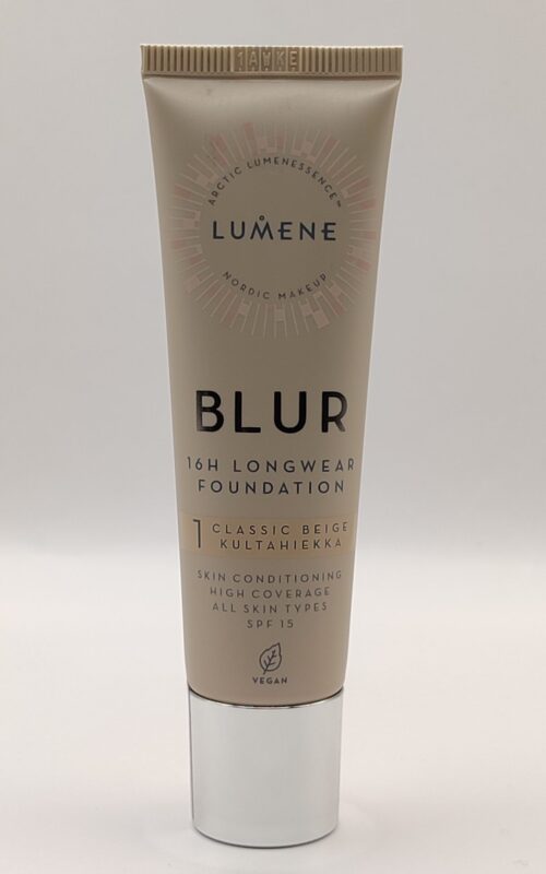 Стойкая тональная основа lumene blur spf 15 № 1 classic beige 30 мл