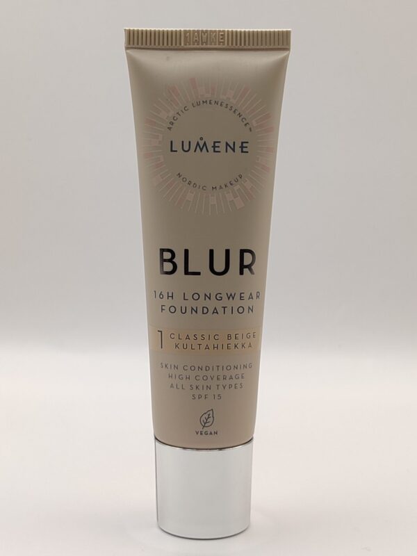 Стойкая тональная основа lumene blur spf 15 № 1 classic beige 30 мл