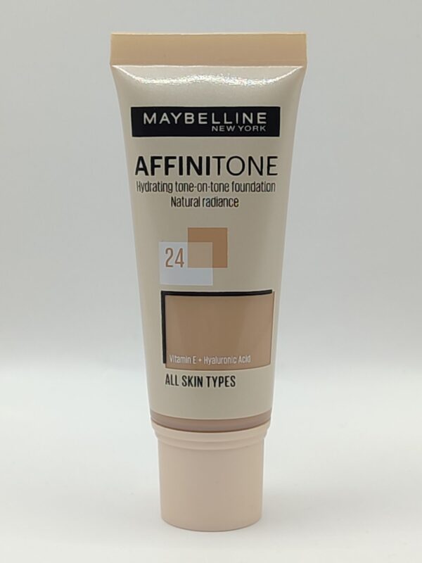 Тональный крем maybelline new york affinitone совершенный тон №24 золотисто-бежевый 30 мл
