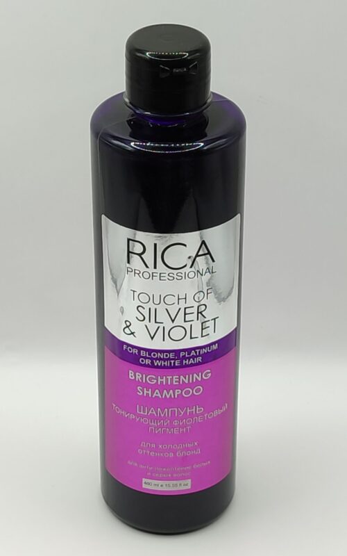 Тонирующий шампунь для блондинок rica professional touch of silver&violet. 450 мл