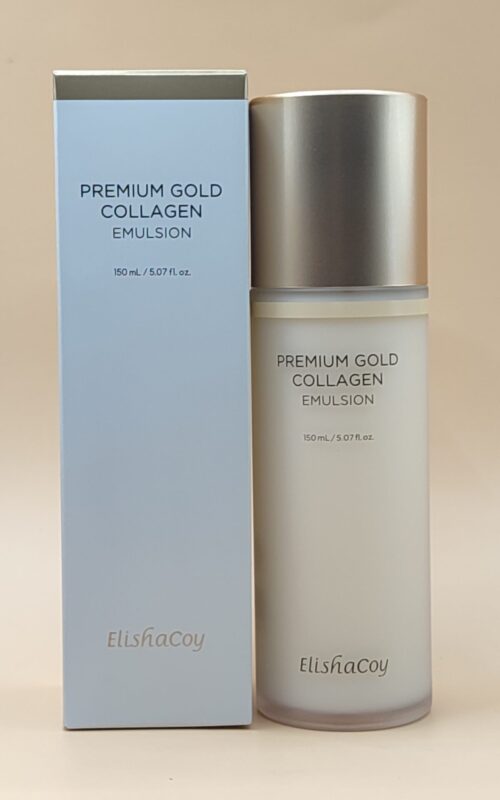 Омолаживающая эмульсия для сухой кожи лица elishacoy premium gold collagen emulsion (150мл)