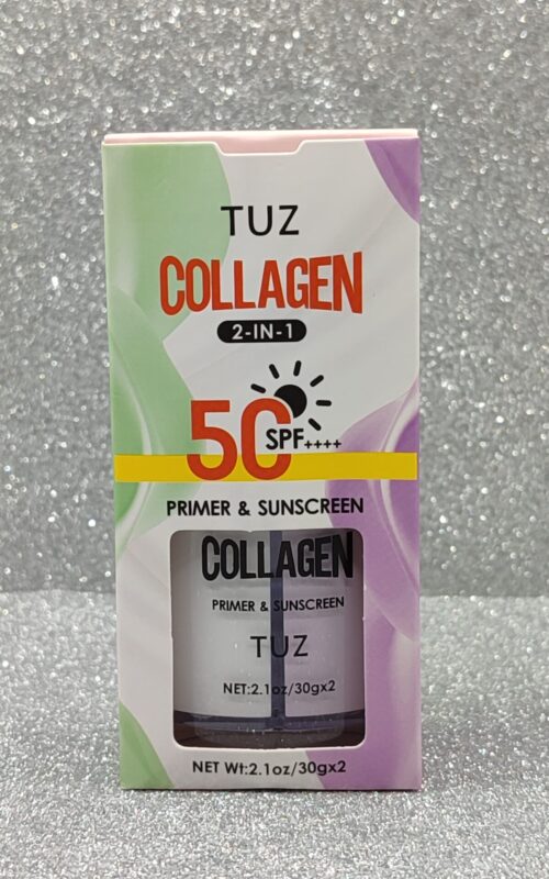 Праймер для лица омолаживающий tuz с коллагеном и spf 50