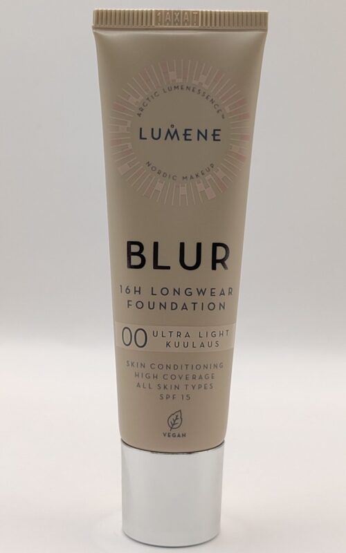 Стойкая тональная основа lumene blur spf 15 № 00 ultra light 30 мл