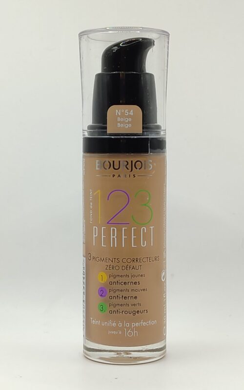 Тональный крем bourjois 1.2.3. perfect № 54 бежевый 30 мл