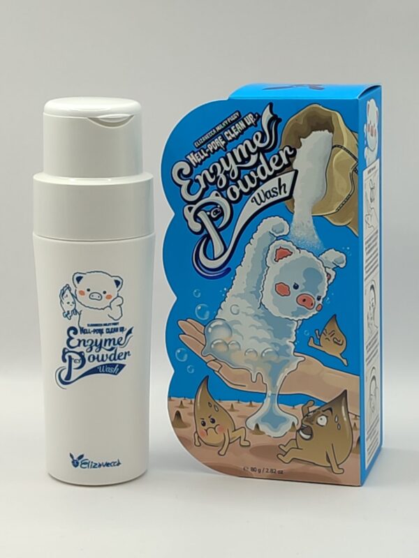 Энзимная пудра для умывания elizavecca milky piggy hell-pore clean up enzyme powder wash. 80гр
