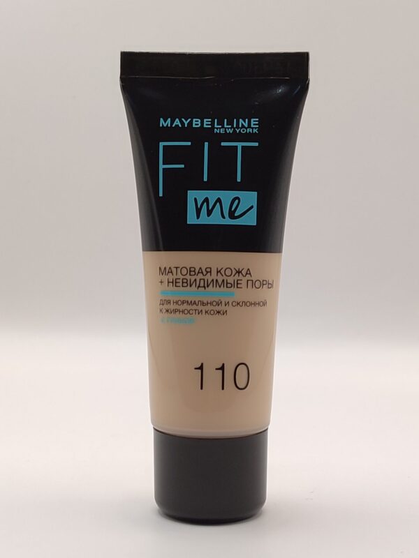 Тональный крем maybelline fit me оттенок 110
