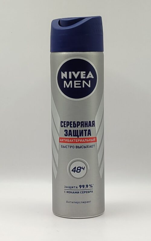Дезодорант-антиперспирант спрей nivea men серебрянная защита 150 мл