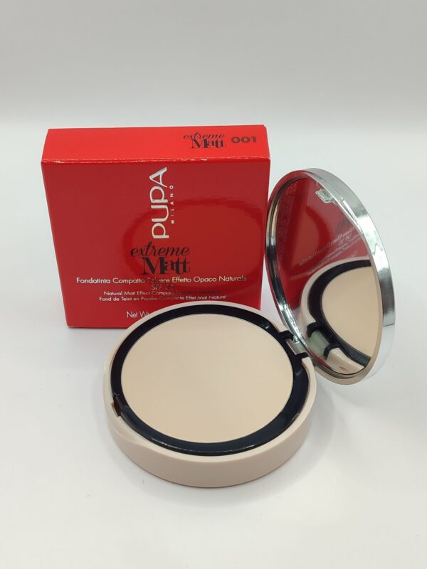 Пудра pupa extreme matt compact powder №001