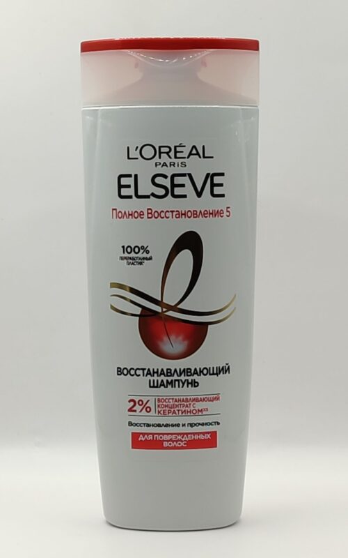 Шампунь для волос l’oreal elseve полное восстановление 5. 400мл