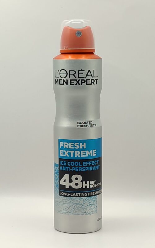 Мужской дезодорант антиперспирант l’oreal men expert fresh extreme 48h anti-perspirant deodorant 250m